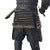 Japanese Samurai Bronze Tone Warrior Sculpture on Custom Wood Base 18" For Sale - Image 11 of 15