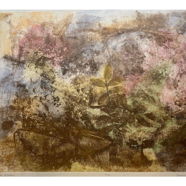 Abstract Janine Leroux-guillaume Abstract Engraving - Important Canada Woman Printmaker For Sale - Image 3 of 12