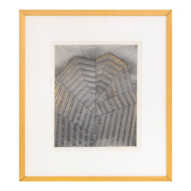 Joseph L. Gardella Abstract Stripes Mixed Media For Sale