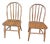 1960s Vintage Windsor Wooden Spindle Back Chairs – Pair For Sale