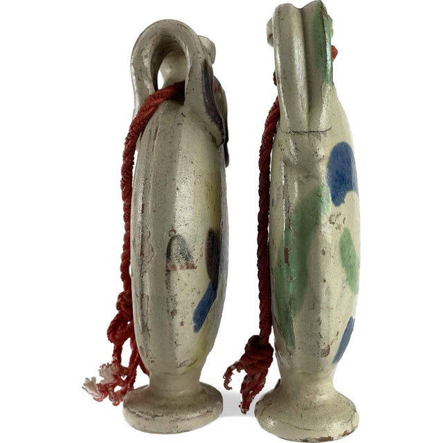 Ceramic Wayfarers Water Bottles, Late 1800s, Set of 2 For Sale - Image 3 of 6
