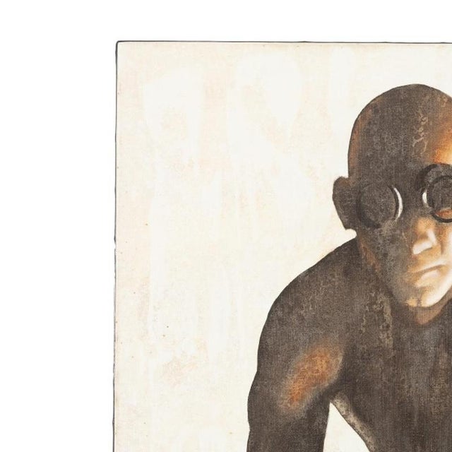 Painting - Nuno Medeiros. "Vigilante I", oil on canvas. Signed and dated 1998. Dimensions: 92 cm x 73 cm.