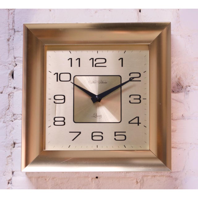 Vintage American New Haven Quartz Wall Clock Chairish