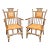 Chinoiserie Influenced Bamboo Armchairs/Pair For Sale
