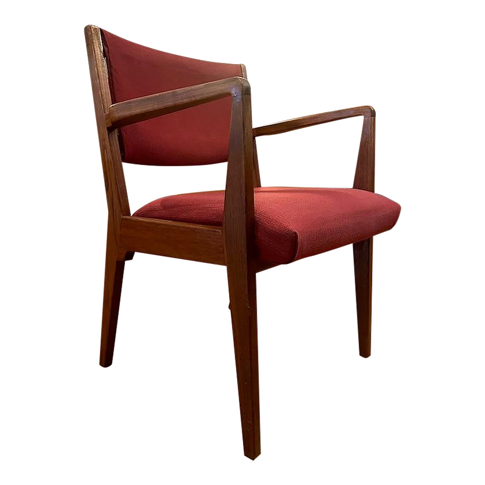 1950s Jens Risom C-106 Walnut Arm Chair | Chairish
