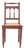 Vintage Belgian Turned Chair with Rattan Seat, 1940s For Sale