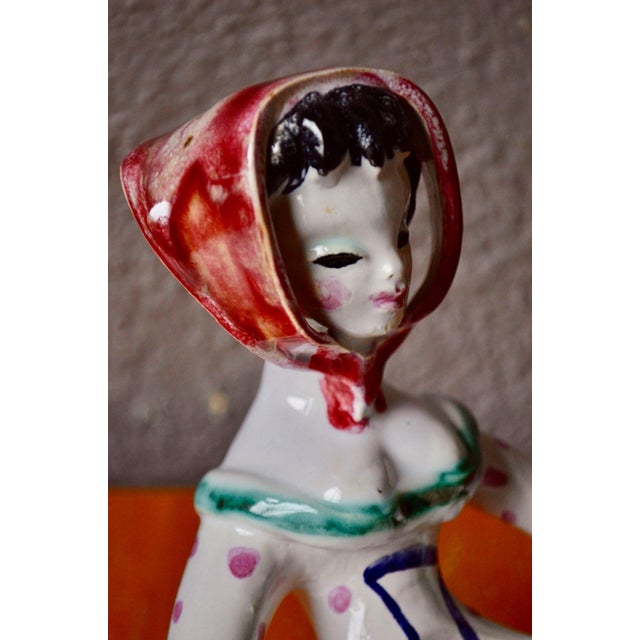 1950s Figurative Ring Holder in Glazed Earthenware, 1950s For Sale - Image 5 of 14