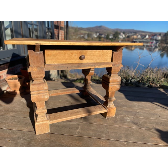 Antique Baroque Oak Table For Sale - Image 9 of 11
