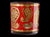 Culver Ltd. Culver Red Paisley Old Fashioneds, S/8 For Sale - Image 4 of 4