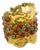 Gucci Carved Metal Bracelet and Ornament, gift box For Sale