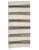 Mid 20th Century Turkish Striped Hemp Rug-4′3″ × 9′ For Sale