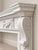 1900 - 1909 Large Antique Edwardian Carved White Marble Fireplaces, 1901, Set of 2 For Sale - Image 5 of 7