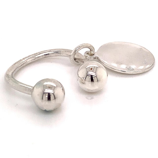 1990s 1990s Tiffany & Co Estate Sterling Silver Keychain For Sale - Image 5 of 12