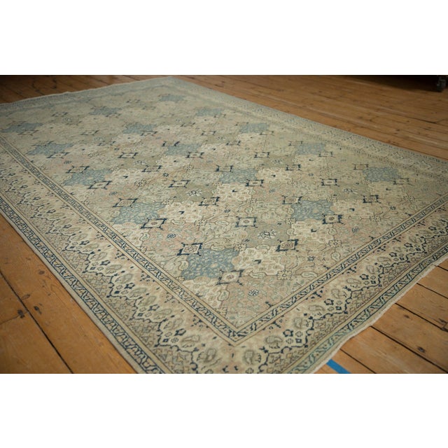 Old New House Vintage Distressed Kayseri Carpet - 6'5" x 9'7" For Sale - Image 4 of 11