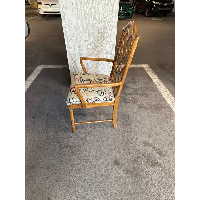 1970s Vintage Six Chinese Chippendale Dining Chairs - A Set For Sale - Image 9 of 12