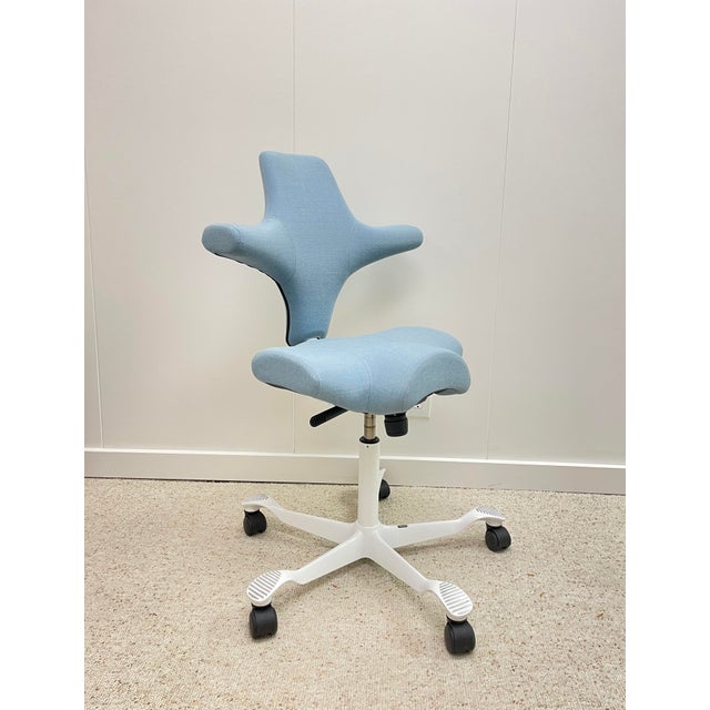 HÅG Capisco Saddle Desk Chairs H8106 Ergonomic specialty office chairs. Very comfortable! Features: Seat depth adjustment...