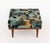 Modern Modern "Doe-Run" Woven Chenille Upholstered Ottoman For Sale - Image 3 of 9