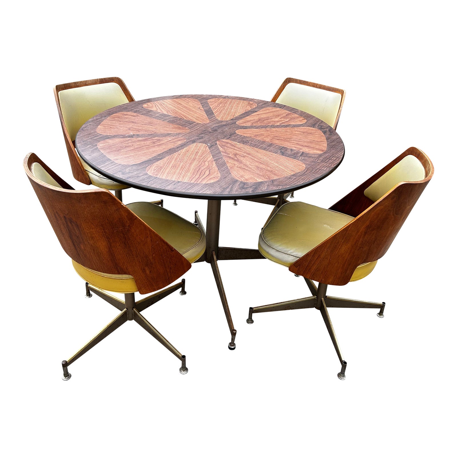 【70％OFF】 Brentwood Brody Century Mid 1960s Orange and Table Slice 椅子