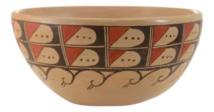 Hopi Style Wave Design Bowl