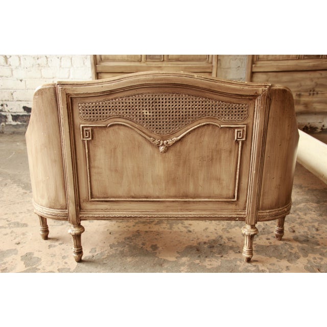 Vintage French Provincial Shabby Chic Twin Bed Frames A Pair Chairish