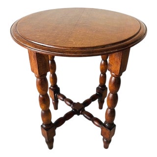 Mid-Century Modern Bobbin Legs Side Table, 1960s For Sale