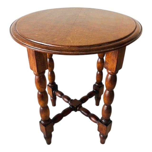 Mid-Century Modern Bobbin Legs Side Table, 1960s For Sale