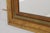 1950s Vintage Rectangular Gold Finish Mirror For Sale - Image 5 of 13