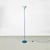 Italian Modern Light Blue Metal and Glass Floor Lamp, 1980s For Sale - Image 4 of 15
