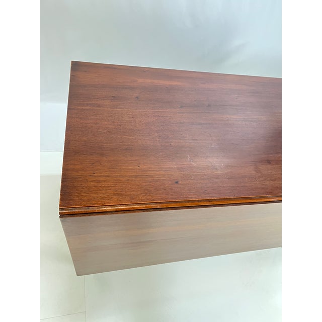 Vintage Federal Style Mahogany Drop-Leaf Dining Table For Sale - Image 9 of 16