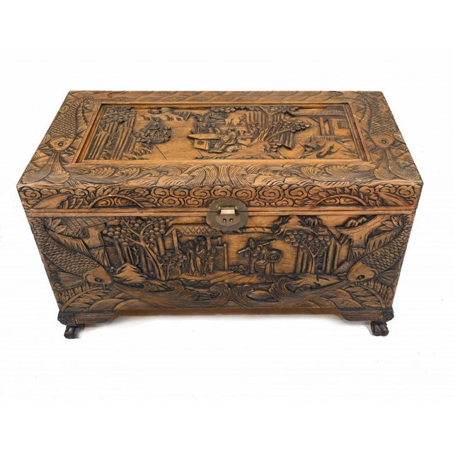 Antique Camphor Box, 1930 For Sale - Image 3 of 7