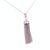 Diamond Tassel Pendant Chain Necklace 18k Gold 0.15 TCW Certified For Sale - Image 10 of 10