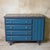 Wood Vintage Blue Wooden Commode, 1950s For Sale - Image 7 of 10