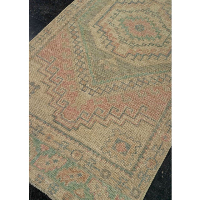 Brown Turkish Oushak Rug 2'11" x 9'11" #20213 For Sale - Image 8 of 8