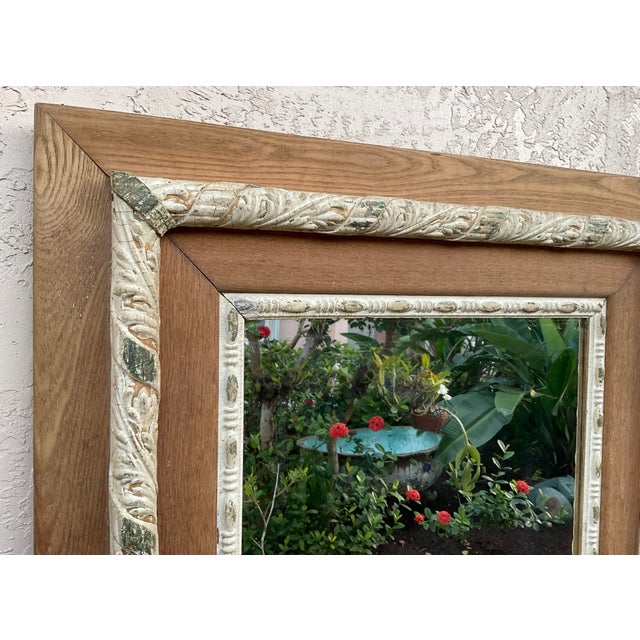 Hand Carved Wood Italian Mirror For Sale In Miami - Image 6 of 12