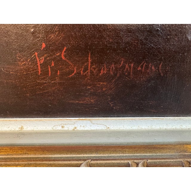 Mid 20th Century Mid 20th Century Franz Schoorman Oil Painting for W. T. Burger Co. For Sale - Image 5 of 17