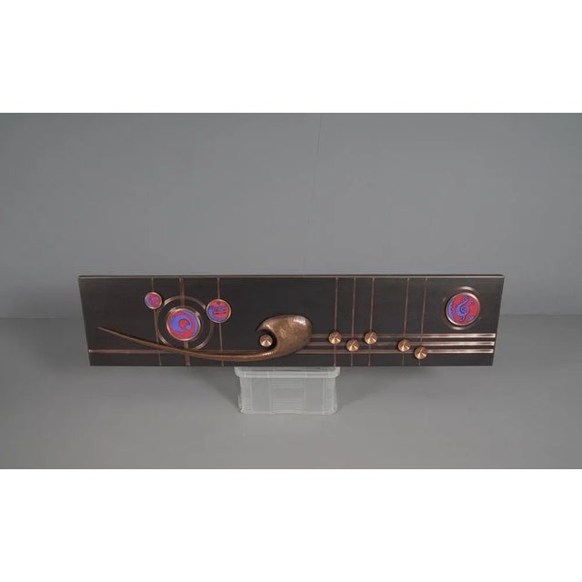 Large Handmade Copper Wall Panel, 1960s-1970s For Sale - Image 11 of 11