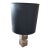 1970s Split Silvre/Chrome Block Base Table Lamp For Sale