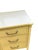 Boho Chic Vintage Palm Beach Regency "Bali Hai" Henry Link Style Cream Colored Faux Bamboo Nine Drawer Dresser For Sale - Image 3 of 9