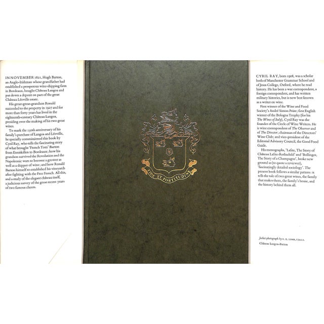 1970s "Fide Et Fortitudine: The Story of a Vineyard: Langoa-Leoville Barton" 1971 Ray, Cyril For Sale - Image 5 of 11