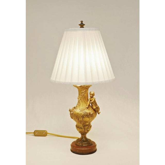Art Nouveau Bronze Lamps, 1890s, Set of 2 For Sale - Image 6 of 18