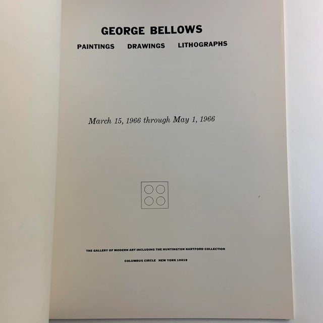 Gallery of Modern Art at Columbus Circle, NY, 1966. Large softcover with pictorial color wraps. 48 pp. Black and white...