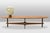 Oval Coffee Table in Light Teak by Guglielmo Ulrich, 1950s For Sale - Image 4 of 5