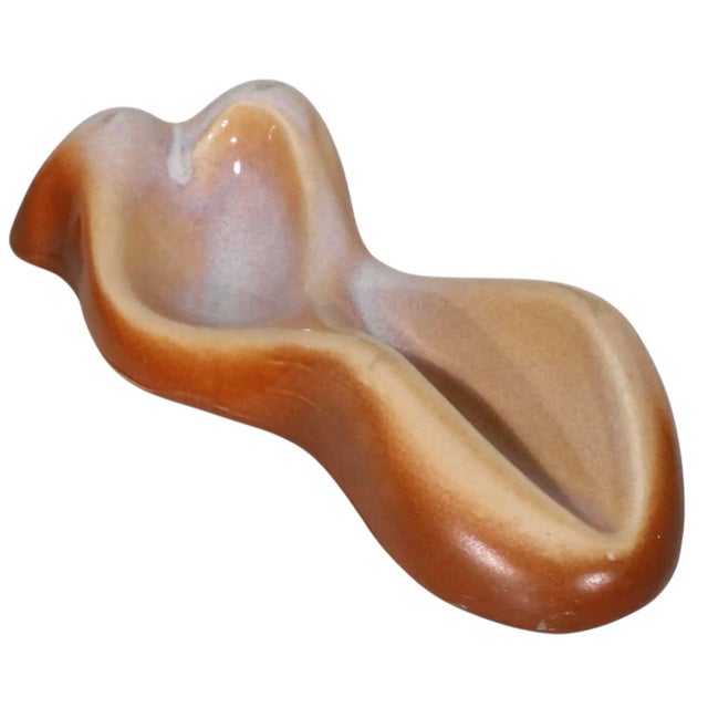 Ceramic Sculptural Mid 20th Century Vide Poche Bowl For Sale - Image 7 of 12