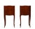 Antique Nightstands in Wood and Nutwood, France, 1950s, Set of 2 For Sale - Image 4 of 12