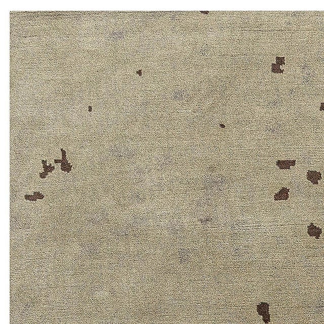 Textile Contemporary Abstract Handmade Silk and Wool Rug by Doris Leslie Blau For Sale - Image 7 of 7