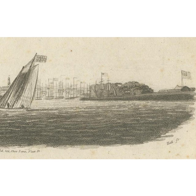 New York Harbor Panorama, 1805, Paper For Sale - Image 3 of 10