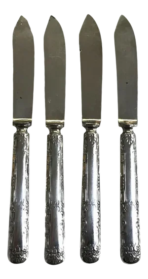 Antique Wm. A. Rogers Fruit Knives- Set of 4