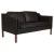 Wood 2-Seat Sofa attributed to Børge Mogensen for Fredericia For Sale - Image 7 of 7