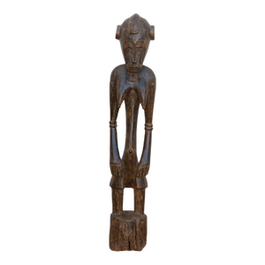 Antique Semi-Abstract Mumuye Guardian Figure