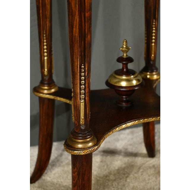 Vintage Side Table in Beech, 1920 For Sale - Image 11 of 18